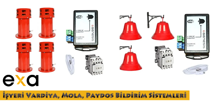 Sakarya, Vardiya, Mola, Paydos, Çay Molası zili